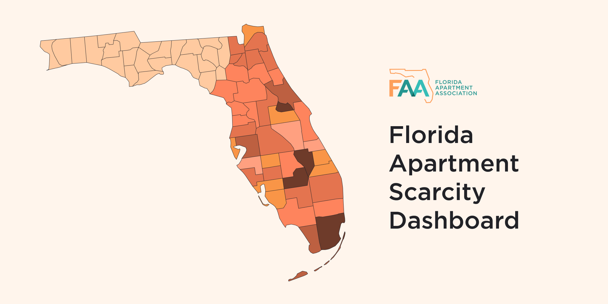 Home Florida Apartment Association Scarcity Dashboard